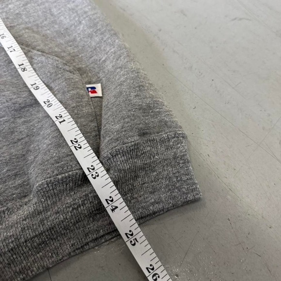 NWT vintage russel heather gray hoodie - Picture 5 of 6